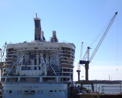 Oasis of the Seas, Turku Finland, Interior works-2008